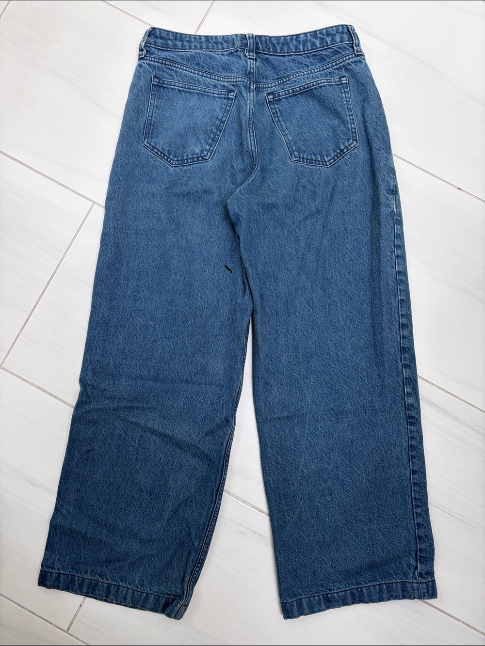 Abercrombie & Fitch Mid-rise Curve Love Wide-Leg Denim Jeans - Picture 4 of 8